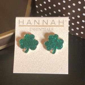 Elegant St Patrick’s Shamrock Earrings
